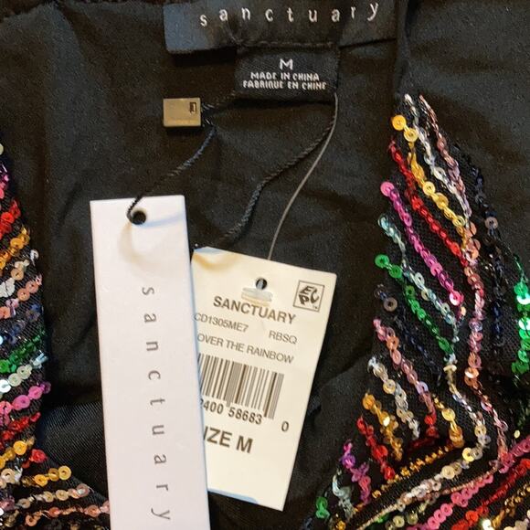 HP 🎉NWT Sanctuary Over The Rainbow Mini Dress - Picture 7 of 12